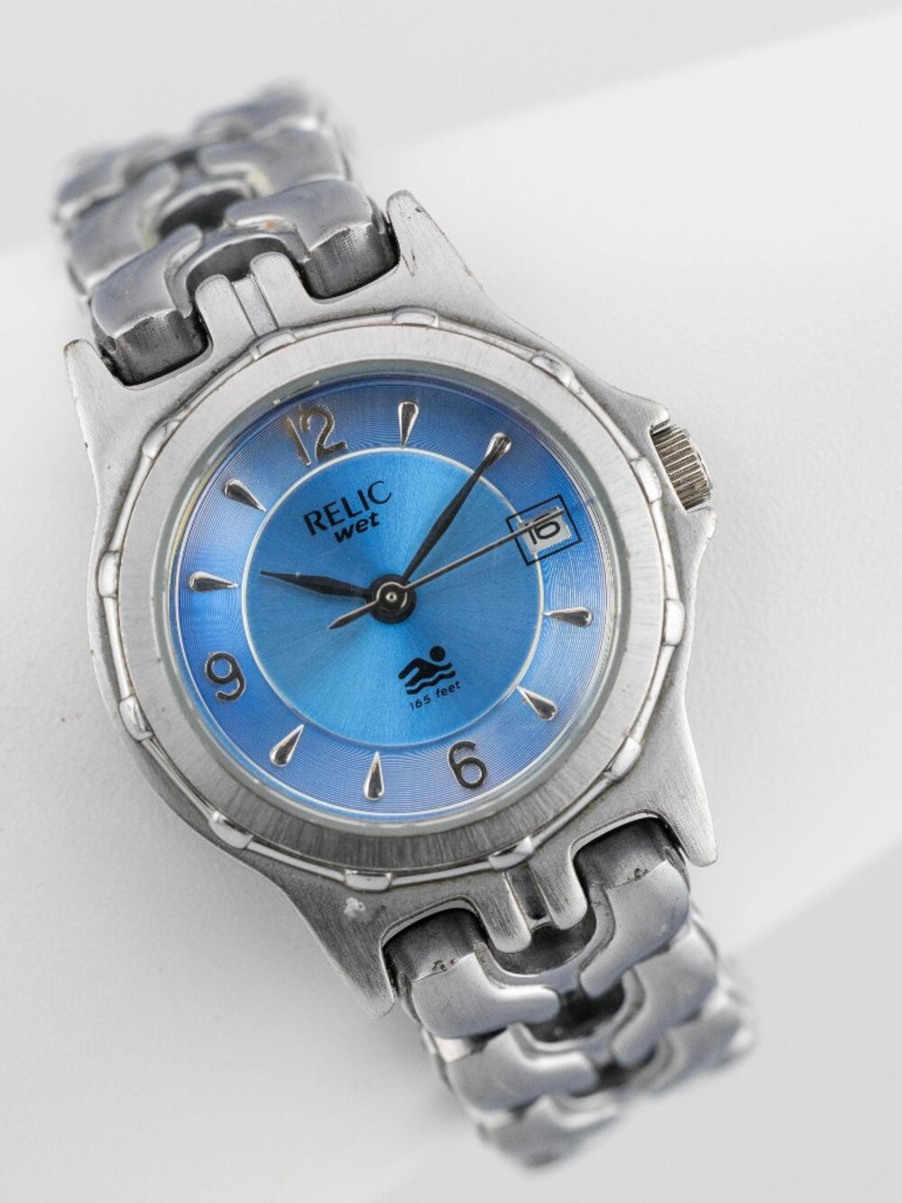 Relic ZR11597 Day-Date Quartz Analog Women's Watch New Battery